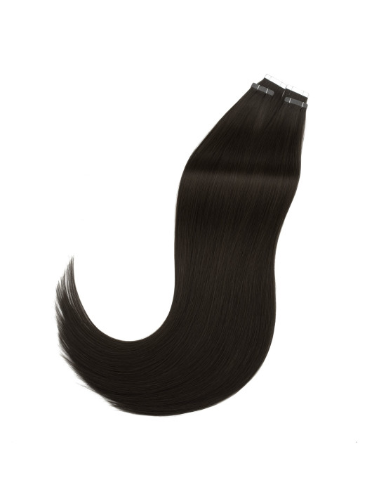 Tape Extensions 70 cm Naturschwarz #1A – XXXL | Extens Hair