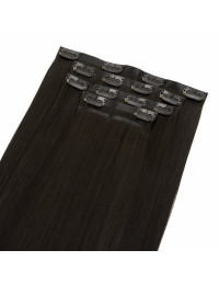 Extensions à clip Seamless 50 cm Noir Naturel #1A | Extens Hair
