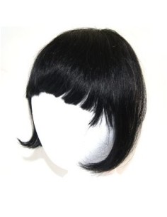 Frange Clip Cheveux Naturels Noir  2