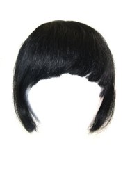 Frange Clip Cheveux Naturels Noir 