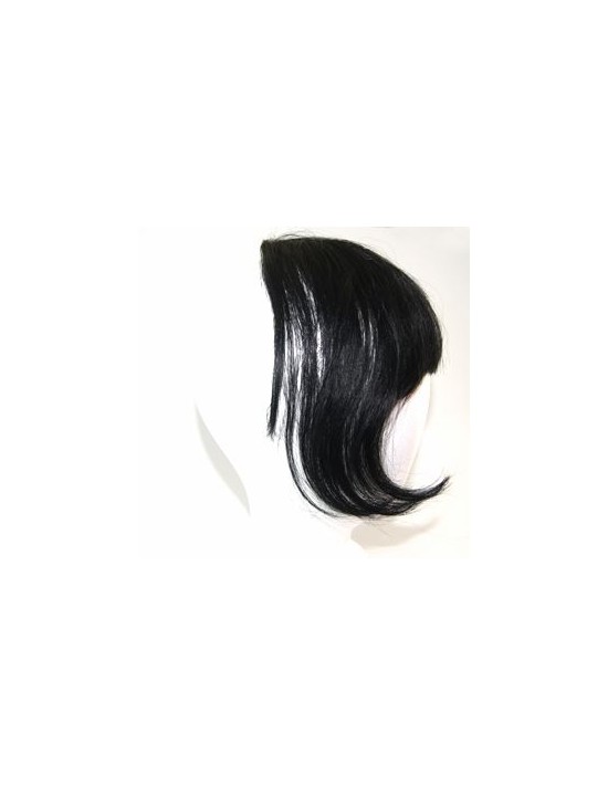 Frange extension Clip Cheveux Naturels Noir