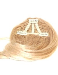 Clip in Fringe Echthaar Hellblond  Clip in Fringe Echthaar Hellblond