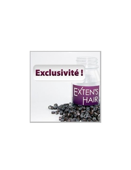 Haarverlängerung mit Braun Microring