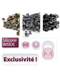 Microrings Haarverlängerung dunkelbraun Microrings Haarverlängerung dunkelbraun