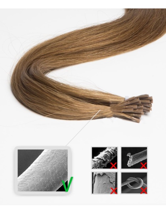 Microring Haarverlangerüng Haselnussbraun 50cm bestellen