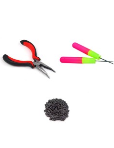 Komplett-Set : Haarverlängerung mit Microrings von Extens Hair 2