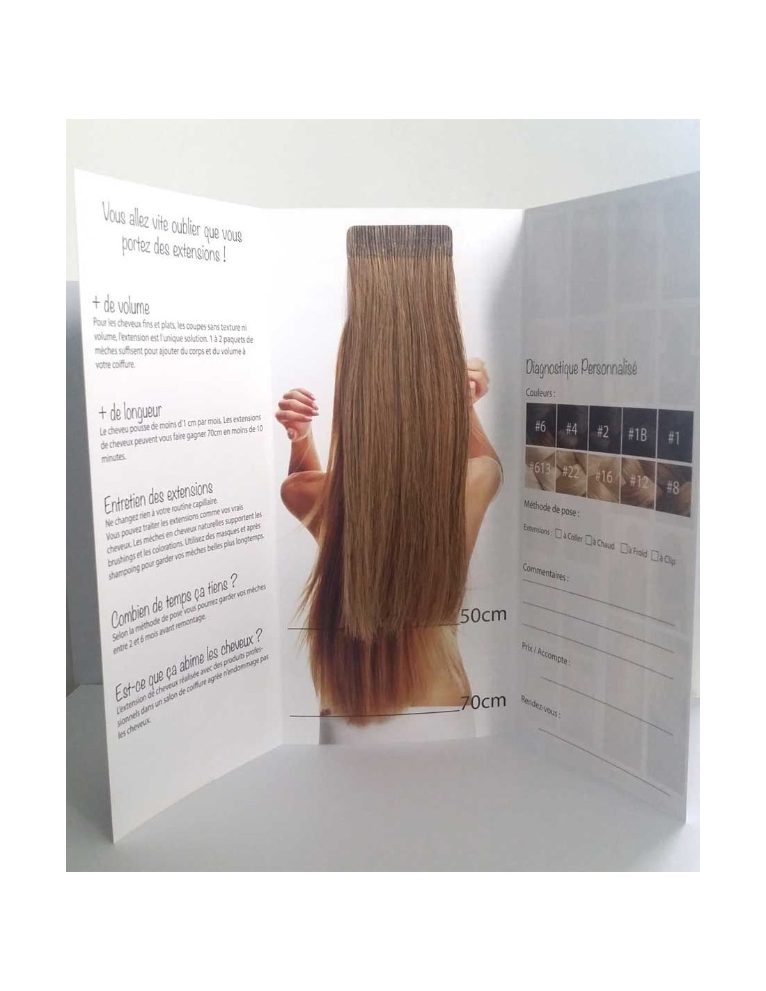 Publicité Extension de Cheveux pour Salons de Coiffure Gratuit