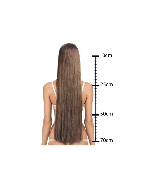 25 Dunkelbraune Ombré Hair Warm-Extensions 