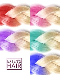 Tape Extensions Tie & Dye Crazy Color 