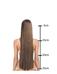 Echthaarverlängerung Extension Platinblond