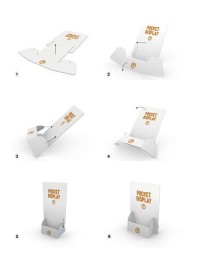 Présentoir de comptoir pour dépliants Extens Hair