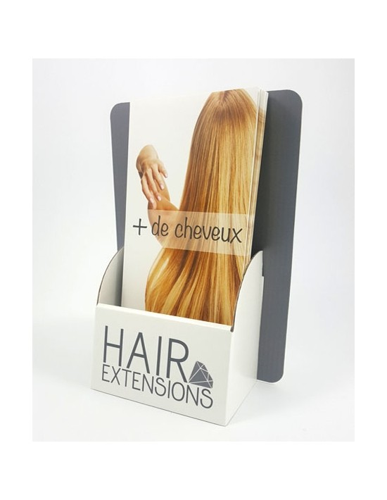 Présentoir de comptoir pour dépliants Extens Hair