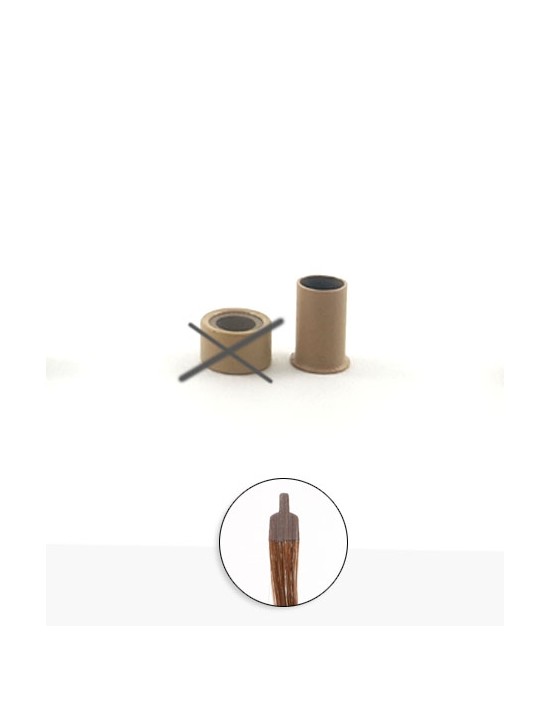 Braun Farbe Microring Extension - Hair Tip 101