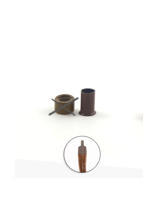 Braun Farbe Microring Extension - Hair Tip 101