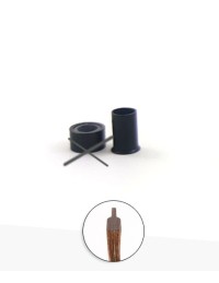 Schwarz Farbe Microring Extension - Hair Tip 101