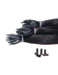 Loops Microrings Schwarz Farbe Microring - Extens Hair