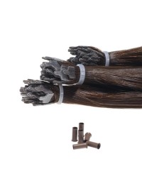 Anneaux Brun foncé - Pose d'extension Hair Tip 101 - Extens Hair
