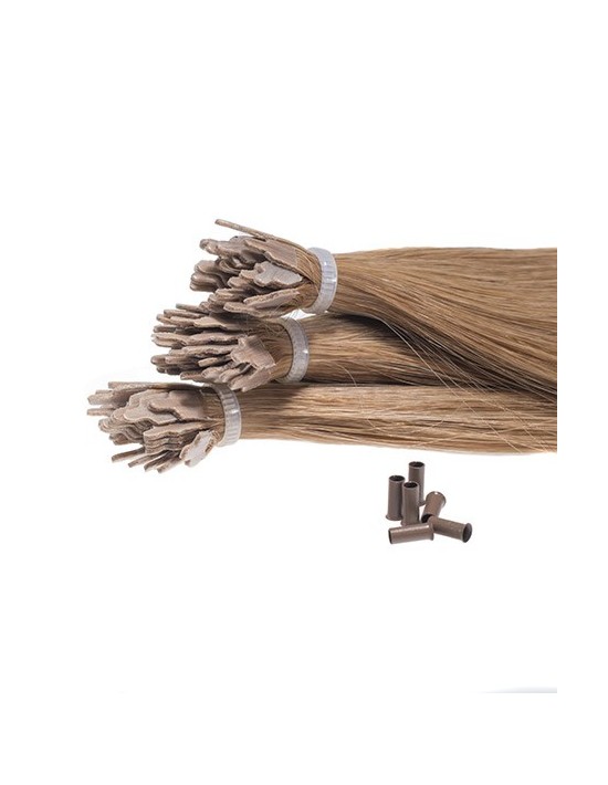 Loops Haarverlängerung mit Blond Microring - Extens Hair