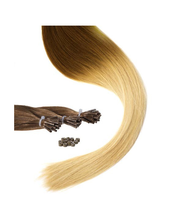 Ombré hair Tie and Dye Châtain Cheveux Naturels