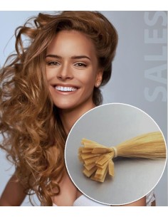 Extension à Chaud Soldée - Cheveu Naturel Keratine Remy Hair