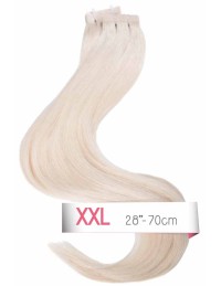 Coffret d'extension adhésives mi-longues - Cheveux Naturel Remy Hair