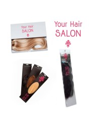 Erhalten Sie Ihre Haarverlängerungen mit dem Logo Ihres Friseursalons