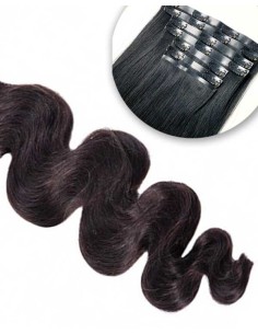 Extension à Clip Ondulé Seamless - Cheveux Naturels 50cm 2