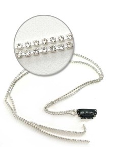Chaîne de Strass Clip ☼ Extension Cheveu Naturel