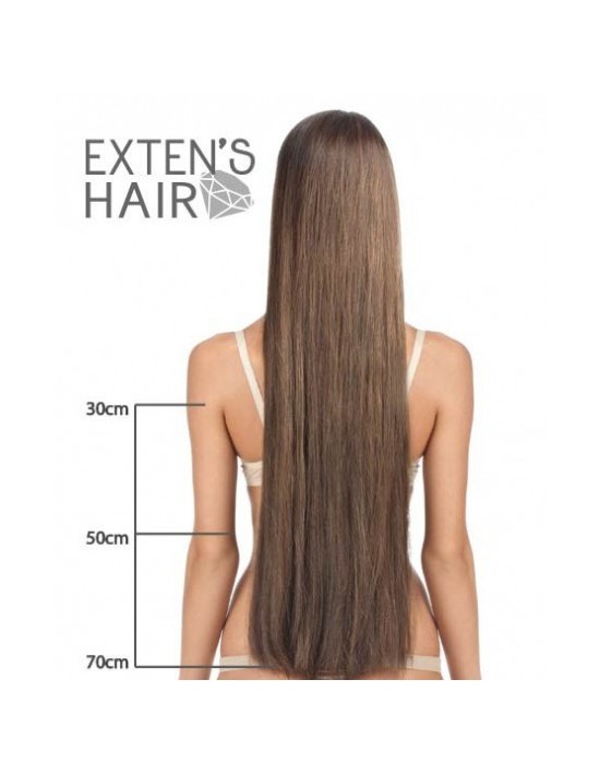 Extension à chaud Ombré Hair Châtain Miel R414 - Qualité Pro