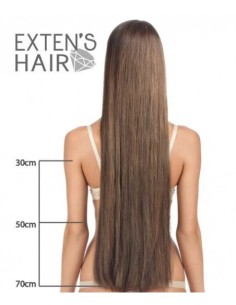 Extensions Balayage Bronde Cendré - Kératine Cheveux Naturels 2