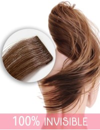 Invisible Haarverlängerungen mit Injected Tape - Aschbeige Blond Invisible Haarverlängerungen mit Injected Tape - Aschbeige Blond