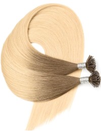 Bonding Extension Ombré Hair Latte Cendré - Keratin Echthaarverlängerung Bonding Extension Ombré Hair Latte Cendré - Keratin Echthaarverlängerung