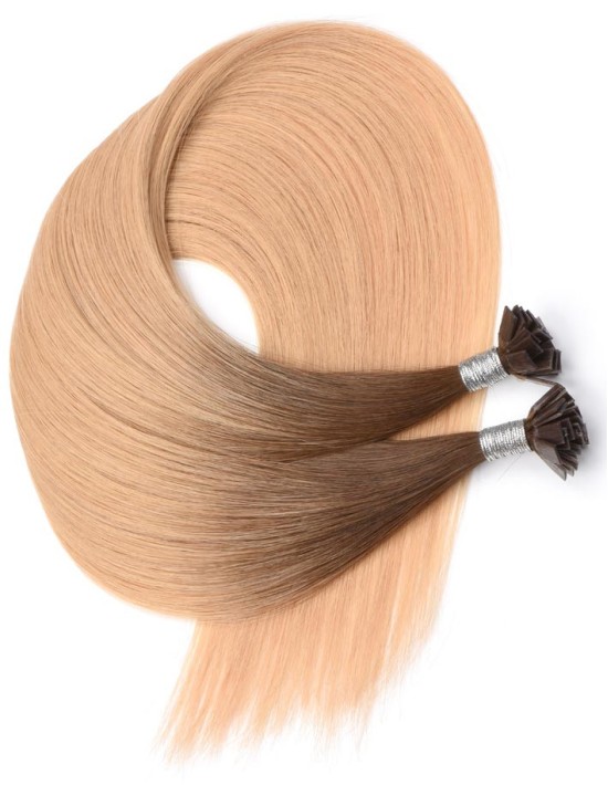 Bonding Extensions Ombré Honigbraun R414 - 100% Echthaar