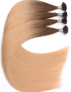 Bonding Extensions Ombré Honigbraun R414 - 100% Echthaar 2