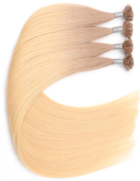 Bonding Extension Ombré Hair Aschblond Hell - Profi Qualität