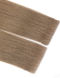 Injected Haarverlängerung - Tape Hair Hellaschbraun