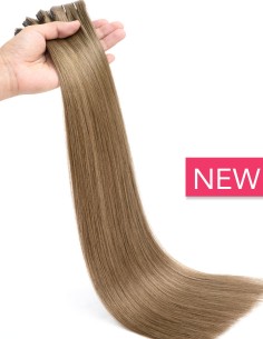 Extension Injectée Brun Clair Cendré - 10 bandes adhésives