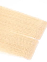 Invisible Haarverlängerungen mit Injected Tape - Aschbeige Blond Invisible Haarverlängerungen mit Injected Tape - Aschbeige Blond