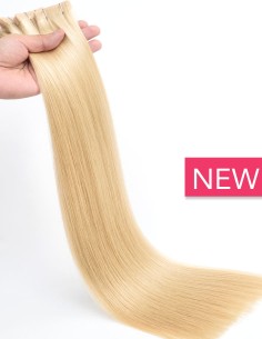 Extension Bande Adhésive Injectée Blond Beige Cendré