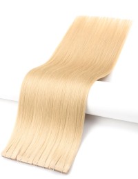 Invisible Haarverlängerungen mit Injected Tape - Aschbeige Blond Invisible Haarverlängerungen mit Injected Tape - Aschbeige Blond