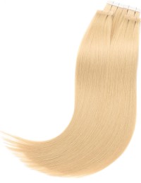 Invisible Haarverlängerungen mit Injected Tape - Aschbeige Blond Invisible Haarverlängerungen mit Injected Tape - Aschbeige Blond