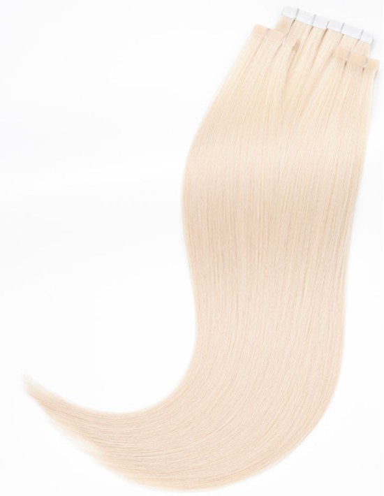 Extension Tape Hair injectée - Pure White