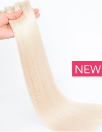 Injected Tape Haar - Pure White Haarverlängerungen