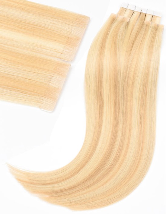 Invisible Injected Tape-Extensions - Balayage Balayage Sunset Blond