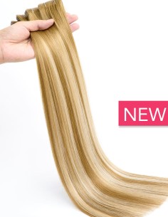 Injected Tape-Haar Extension - Balayage Aschbraun & Highlight