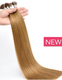 Extension à chaud - Couleur Unie - Cheveux Brun Clair Cendré