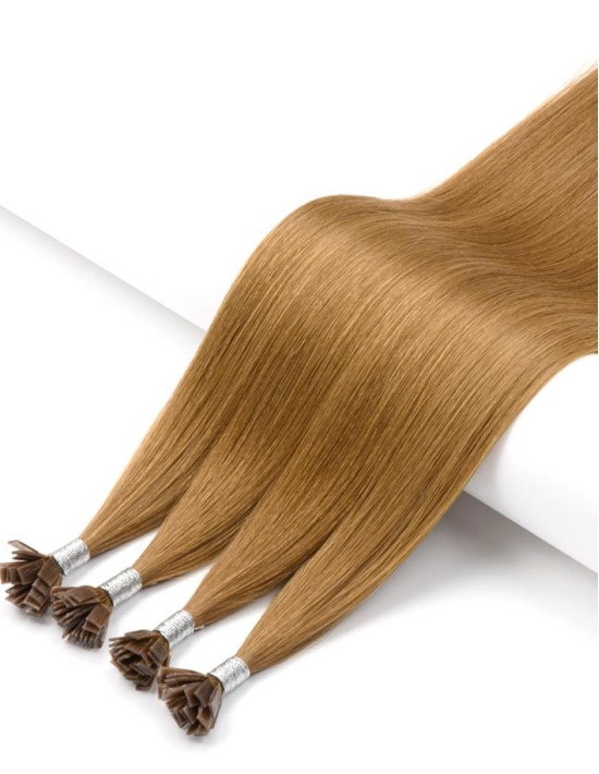 Keratin Bondings Ashbraun 8 Bela - Echthaarverlängerung