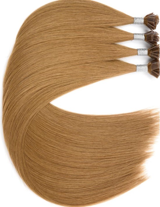 Keratin Bondings Ashbraun 8 Bela - Echthaarverlängerung