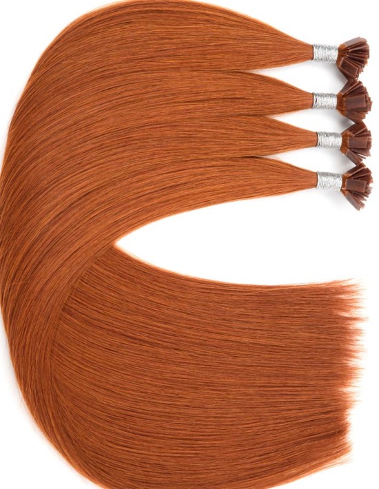 Extensions Keratin Bonding - Echthaar Ginger 59 - Profi-Haarverlängerung