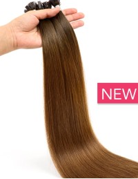Mèche Extension Ombré Hair Brun Foncé Noisette - Qualité Pro